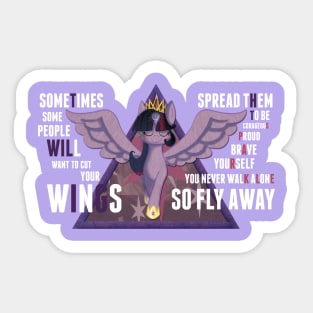 Wings to Fly Away Sticker